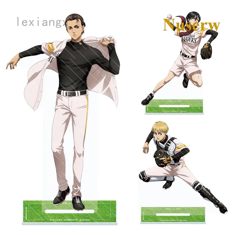 Mô Hình Nhân Vật Levi Eren Erwin Trong Phim Attack on Titan
