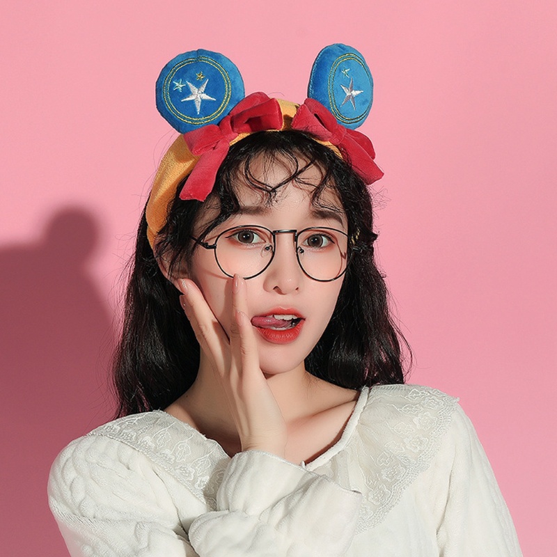 Băng Đô Lông Nhung Mềm Mại Kiểu Hoạt Hình Dễ Thương Dùng Trang Điểm Spa