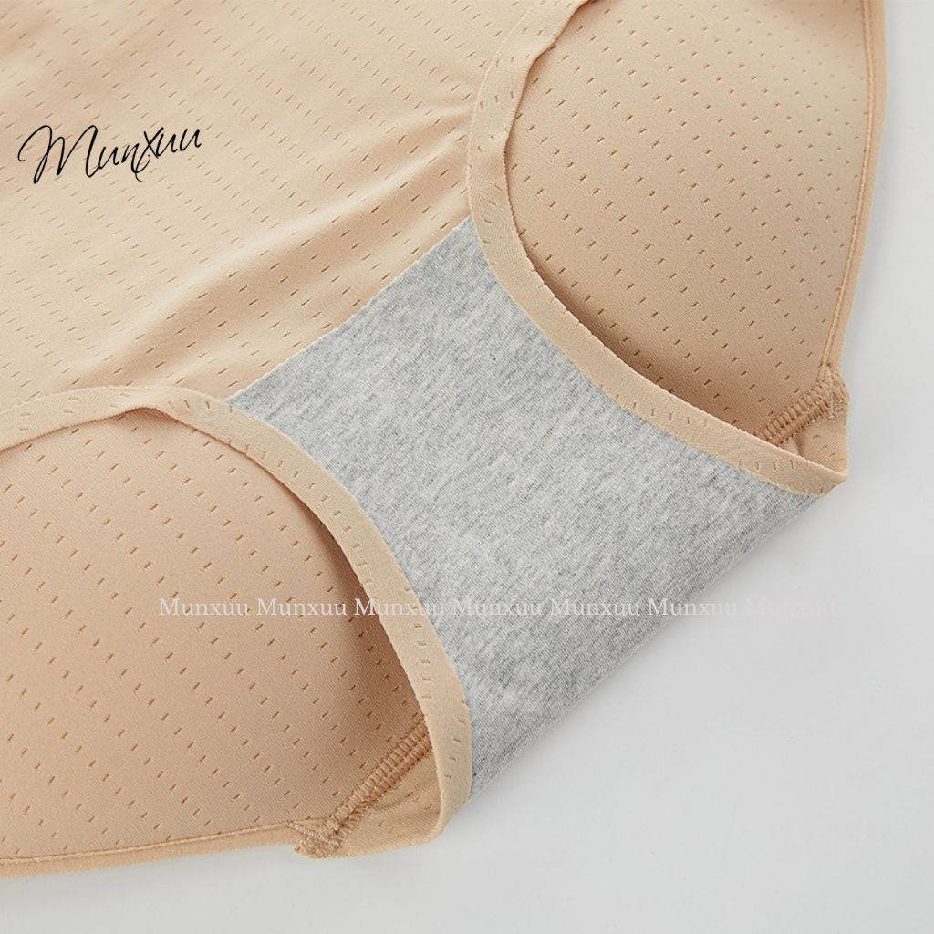 Quần độn mông nâng mông thông hơi cao cấp MUNXUU vải su đúc liền chống lộ, không xô dịch mút - QĐM01
