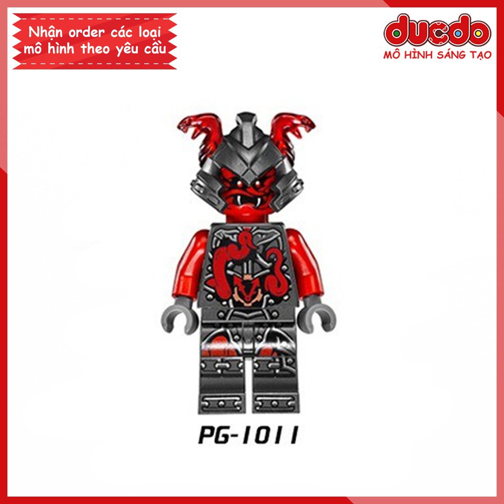 Minifigures xà tinh trong Ninjago tuyệt đẹp - Đồ chơi Lắp ghép Xếp hình Mini Ninja Mô hình Pogo PG8055