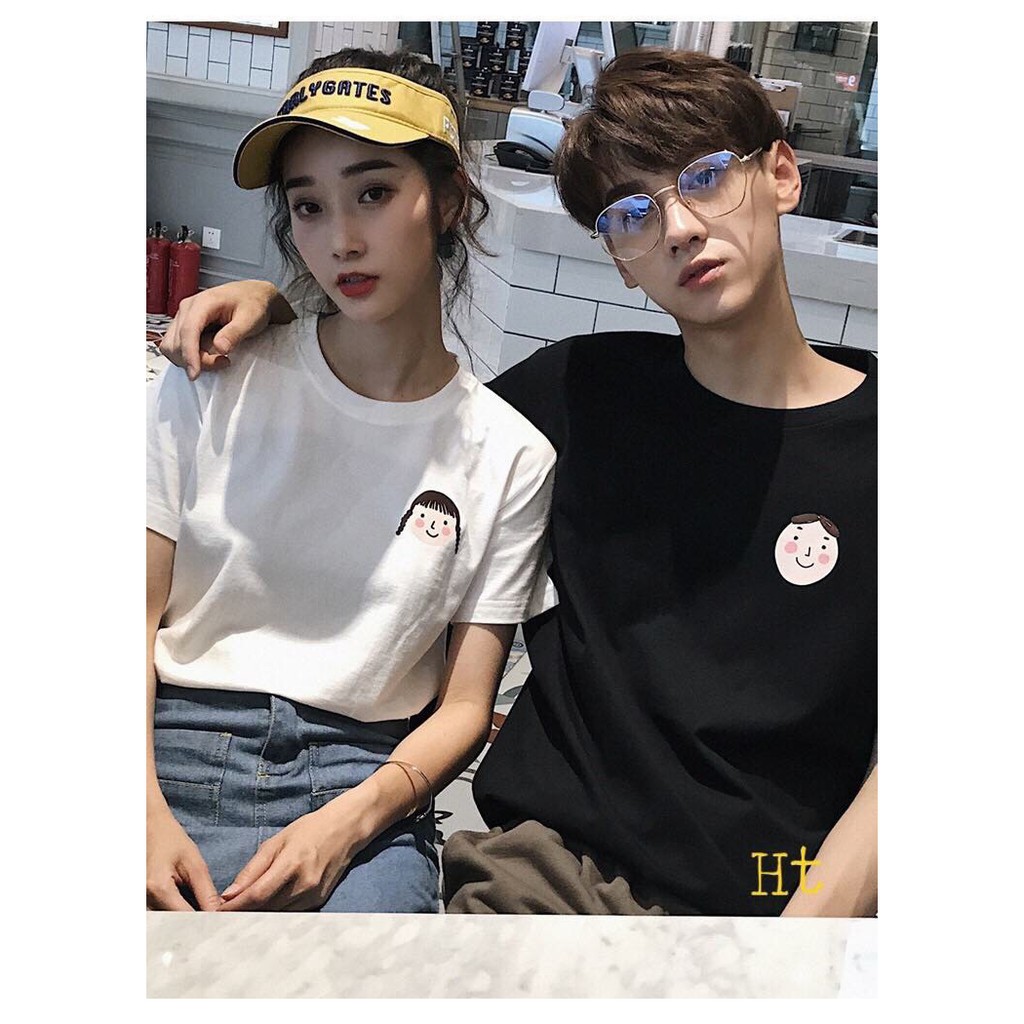 [ HÀNG HOT ] Áo đôi Sticker 5D