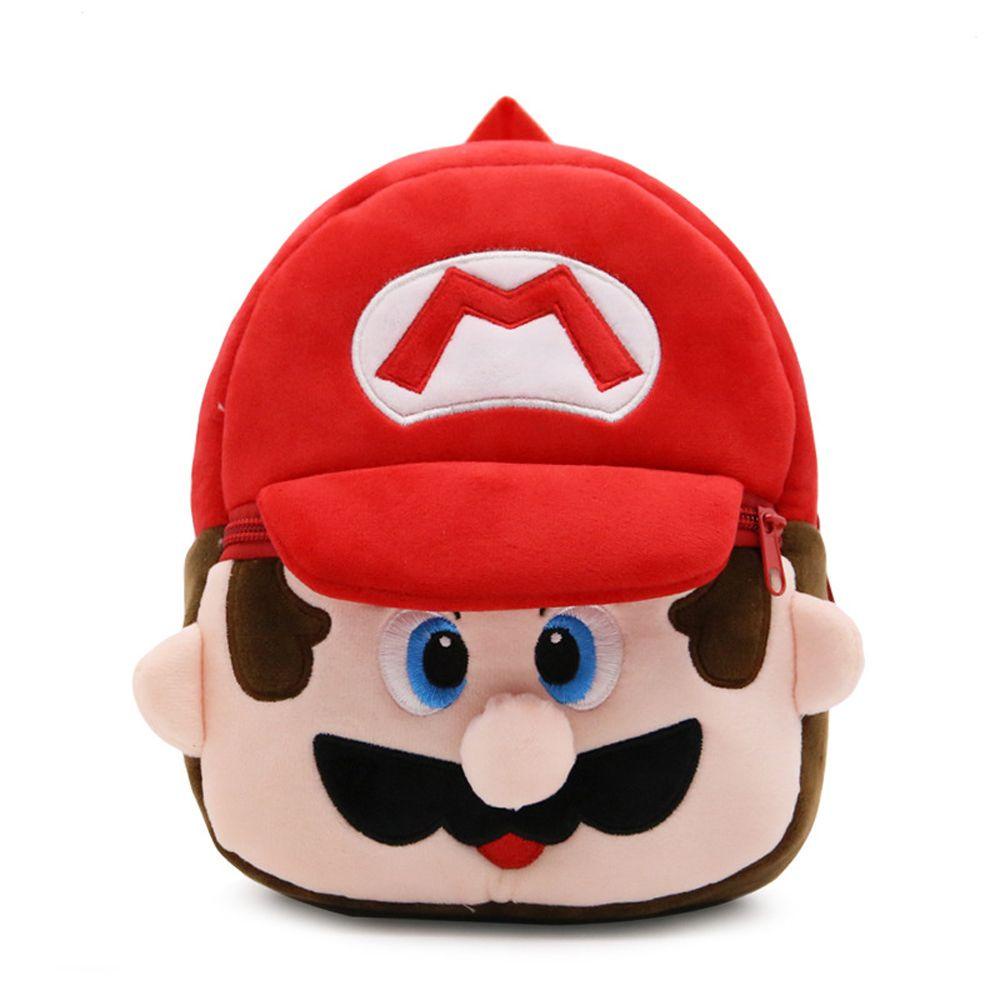 Ba Lô Đi Học Mềm Mại Hình Super Mario Đáng Yêu Cho Bé 1-3 Tuổi