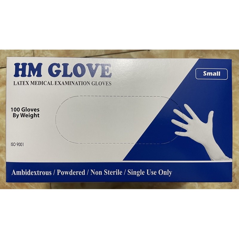 Găng tay y tế các loại HM GLOVE, LATEX... Hộp 50 đôi 100 cái