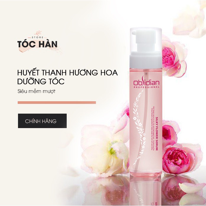 Dầu dưỡng tóc thơm 🌸 Huyết thanh Obsidian hương hoa dưỡng tóc siêu mềm mượt Hàn Quốc