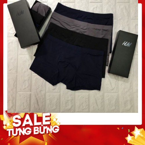 Combo Box  hộp 4 chiếcQuần Lót Đùi Nam HM chất thun lạnh cực mát