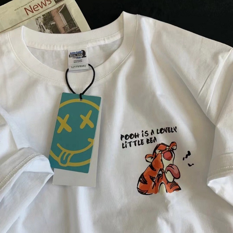 Áo Thun Tay Ngắn In Hình Hoạt Hình Trẻ Trung Mới