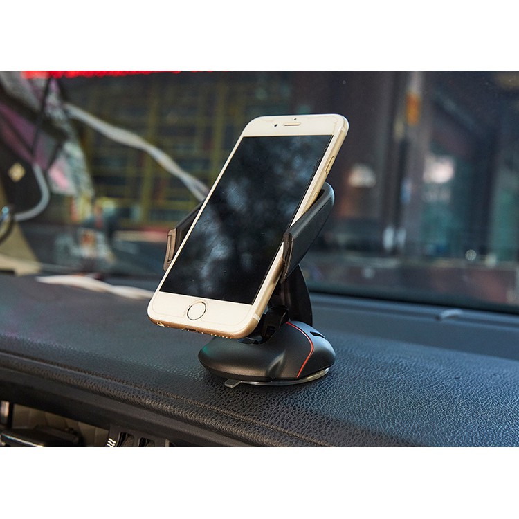 Kẹp điện thoại hình chuột gấp gọn gắn taplo kính xe hơi ô tô bàn làm việc