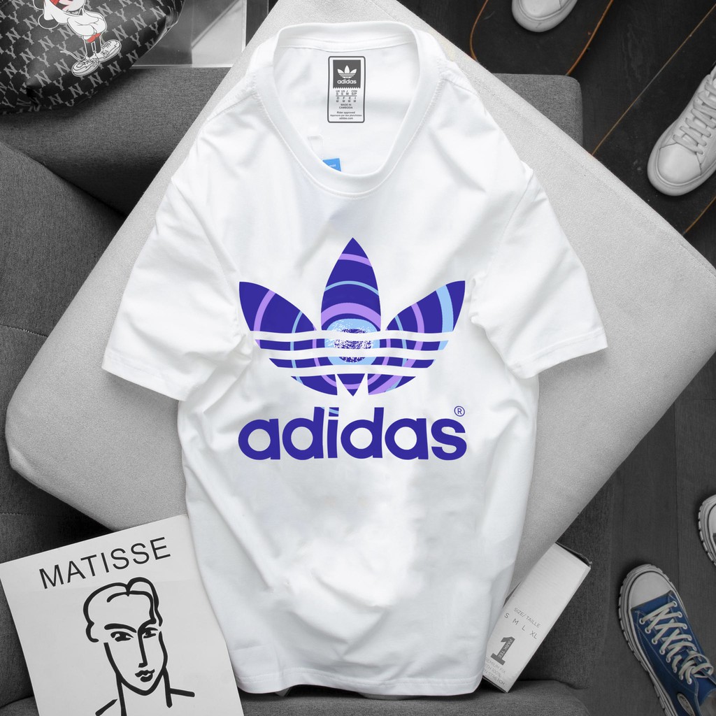 Áo Thun Adidas Nam Nữ Chính Hãng 100% Cotton Adidas Họa Tiết 04 - 06