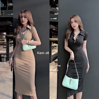 Đầm body khoét lưng