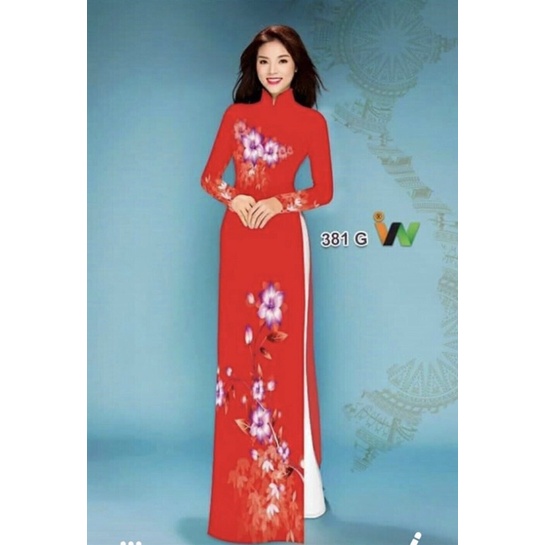 Vải áo dài 3D có sẳn