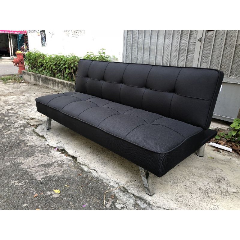 Sofa giường màu đen - Sofa bed cao cấp chuẩn xuất khẩu - Vải bố sang xịn mịn