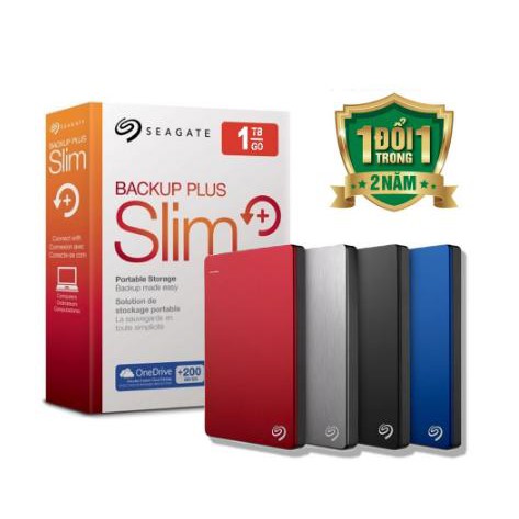 Ổ cứng di động SEAGATE Backup Plus Slim 1TB USB 3.0