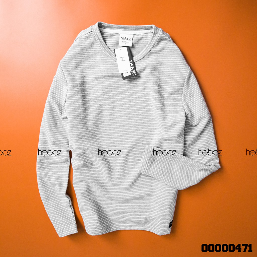 Áo dài tay Heboz sọc nhỏ 4M - sọc co dãn thoải mái , 4 màu - 00000471 | BigBuy360 - bigbuy360.vn