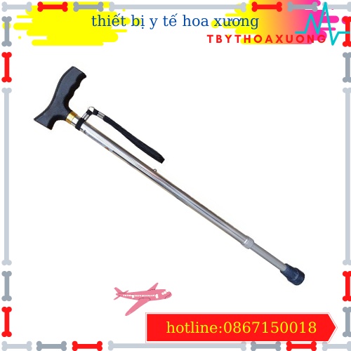Gậy Chống 1 Chân Lucas USA B20  Tự Điều Chỉnh Cao Thấp cho người Già