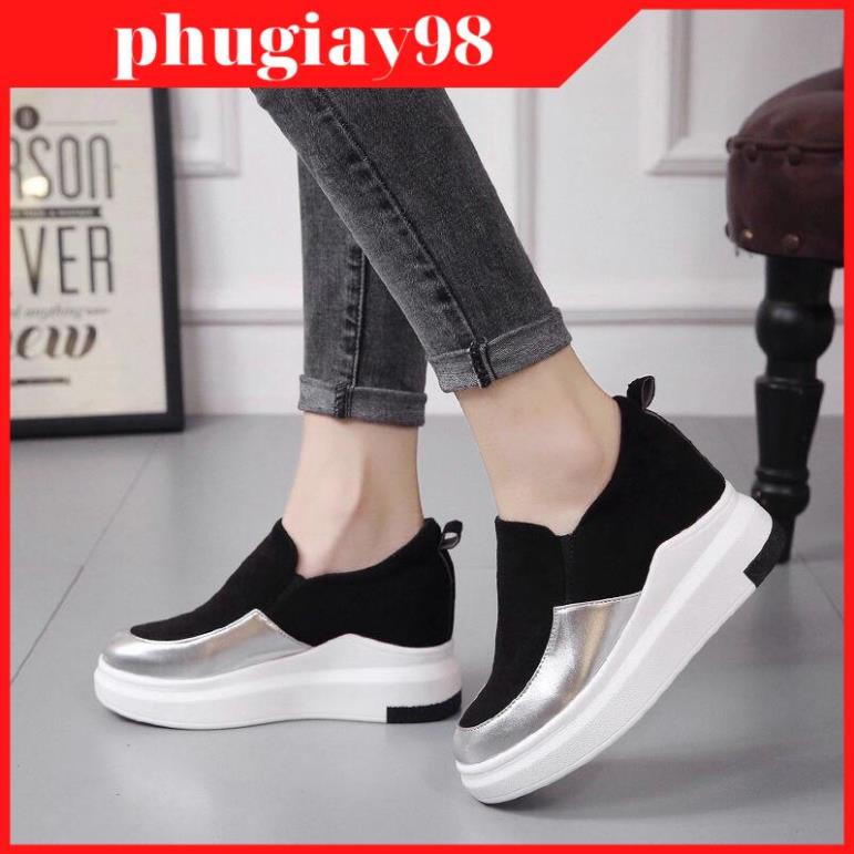 Giầy Đế Độn Nâng Chiều Cao 7,5Cm Cực Nhẹ Và Êm +Ảnh Thật Minh Hoạ hot