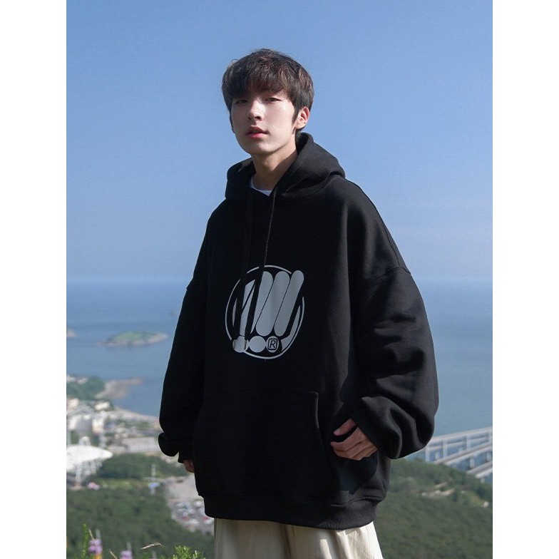 Áo hoodies Unisex chất nỉ bông cao cấp dày dặn mịn không sổ lông phai màu khi giặt - form rộng 50-65kg dưới 170cm mặc