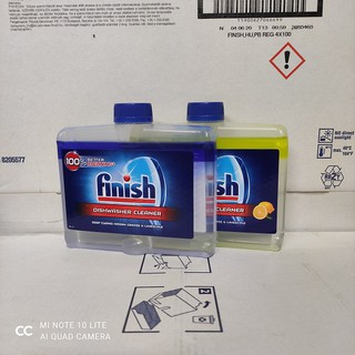 Dung dịch vệ sinh máy rửa chén Finish 250ml