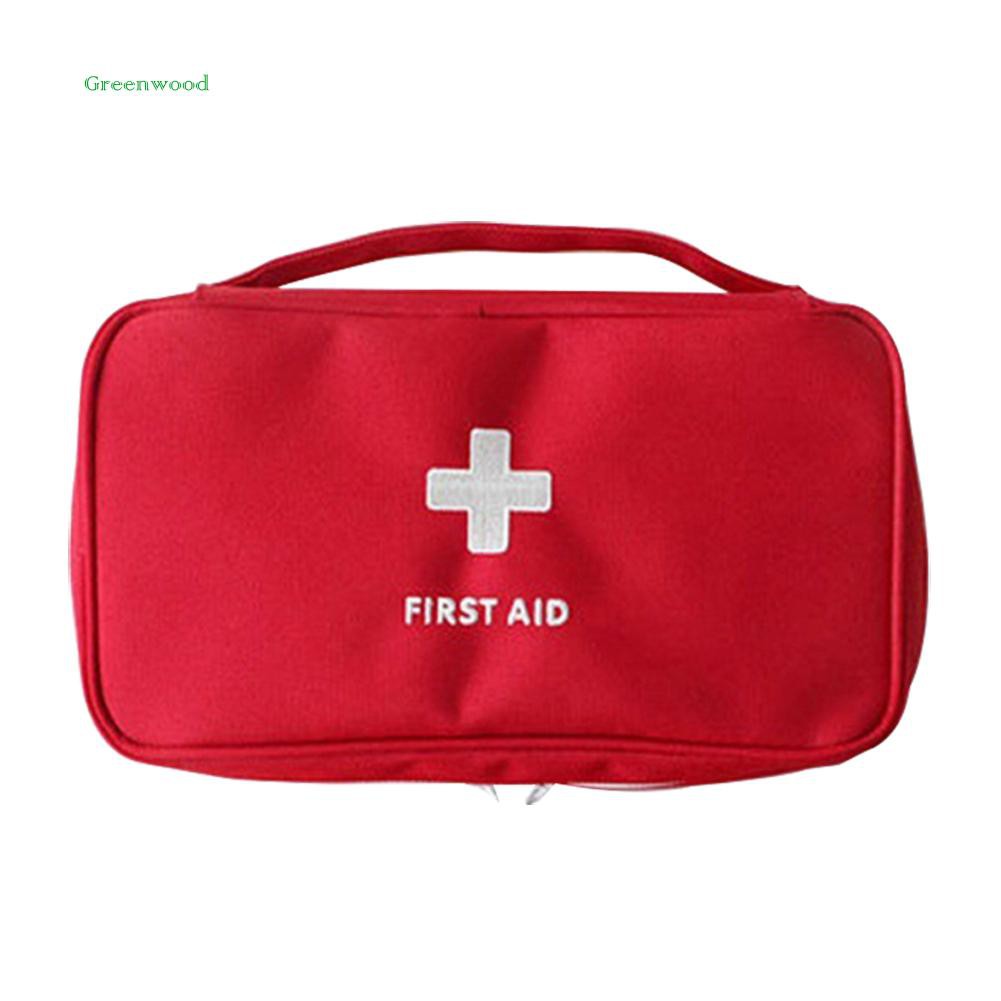 Green❤ First Aid Bag Emergency Home Outdoor Treatment Survival Medical Rescue Pouch