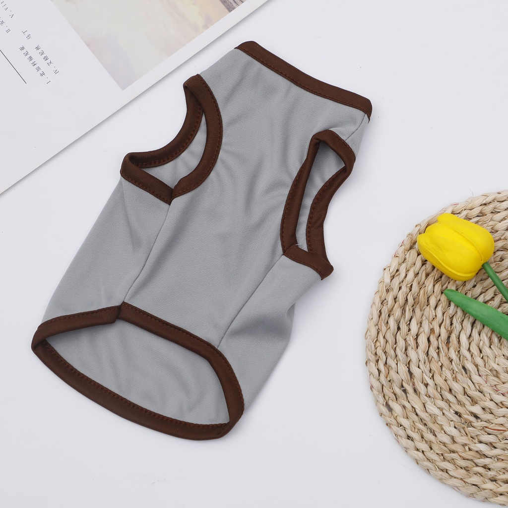 Áo Thun Cotton In Hình Gấu Hoạt Hình Dễ Thương Cho Thú Cưng Size Nhỏ/Vừa Tzu XS-XXL