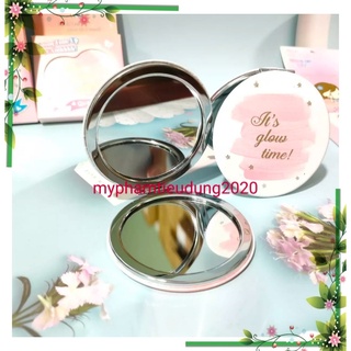 Gương mini 2 mặt dễ thương tiện lợi nhỏ gọn