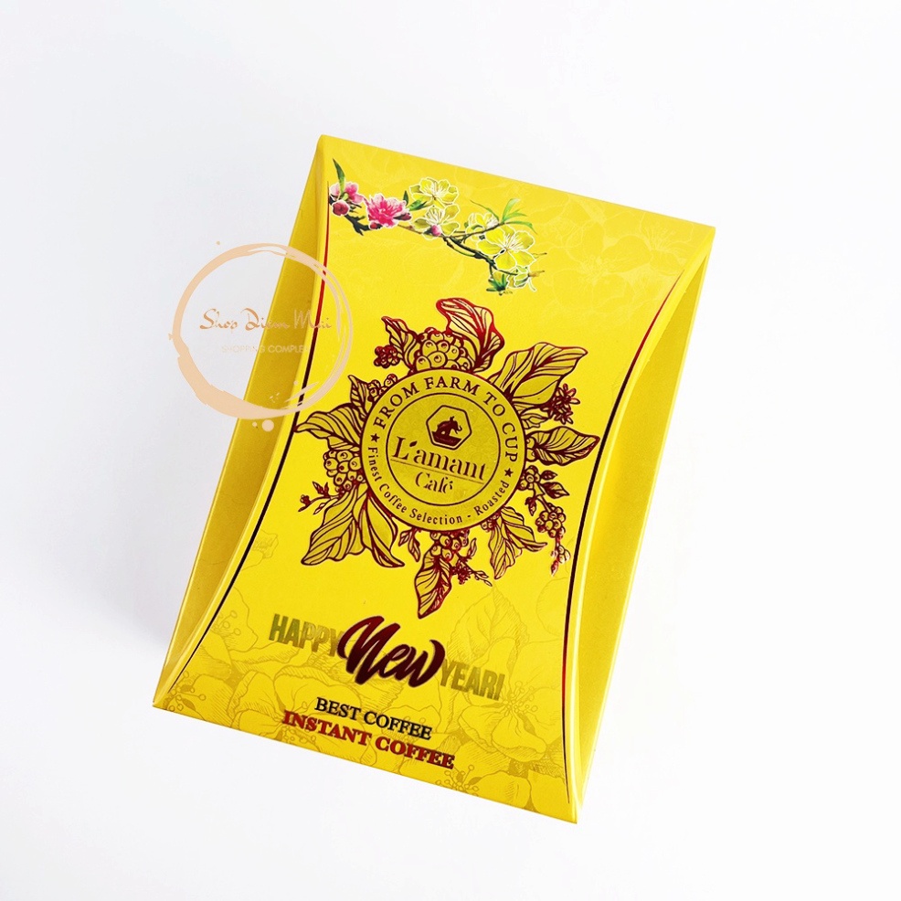 L'amant Café Coconut Cappuccino - Cà Phê Hòa tan Vị Dừa Phiên Bản Tết 2023