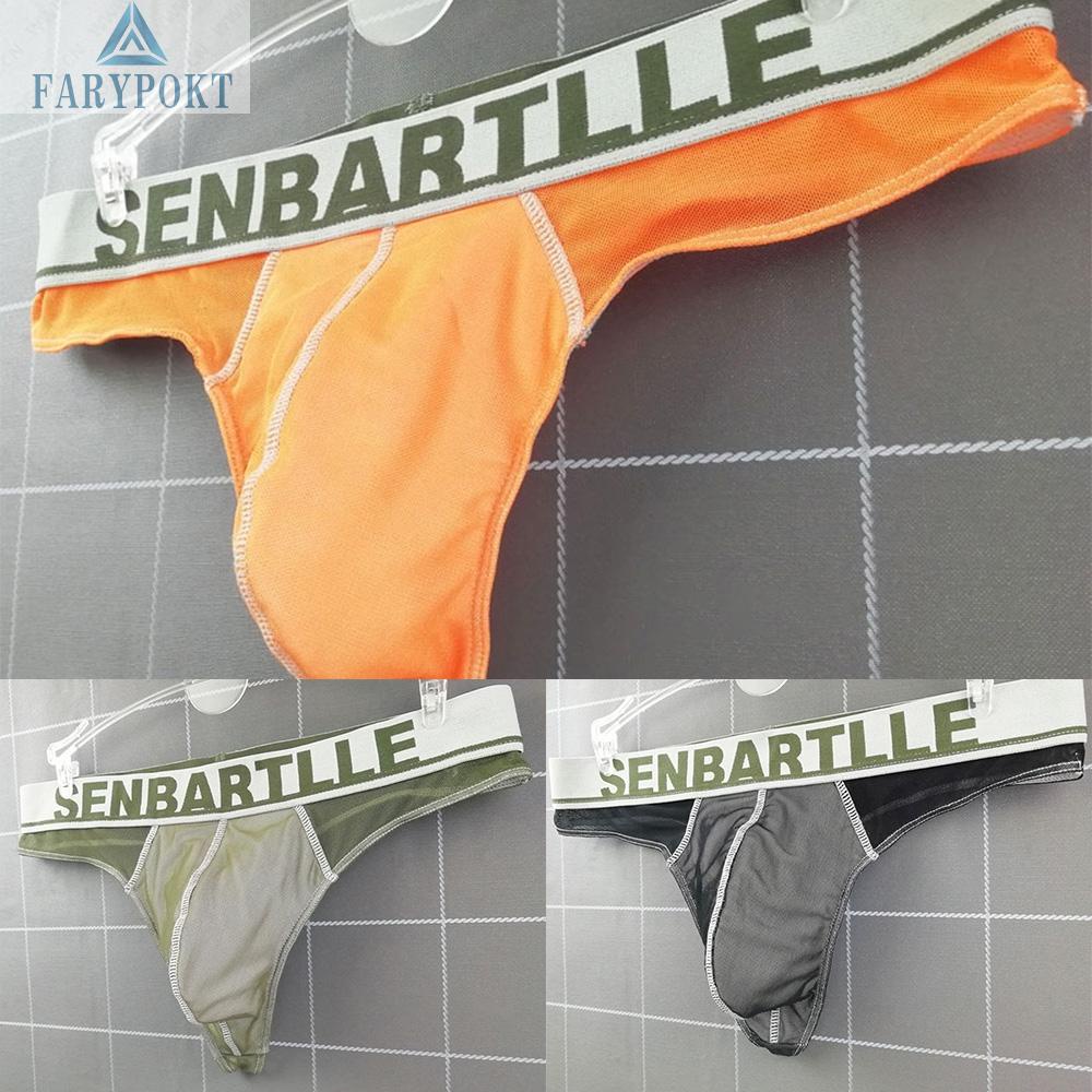 FATY~See Through T-back Thongs Transparent Underpant Underwear Briefs Comfortable