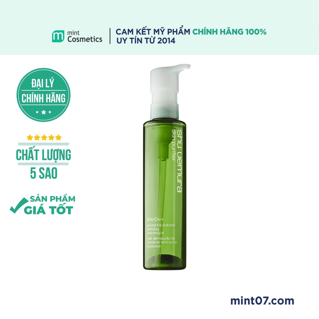 Dầu tẩy trang Shu Uemura Anti Oxi Cleansing Oil xanh lá