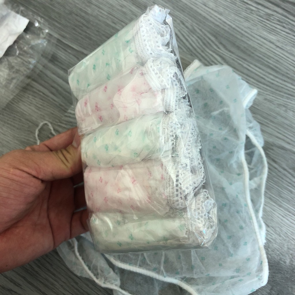 Sét 5 quần lót giấy mẫu mới  làm từ chất liệu mỏng nhẹ