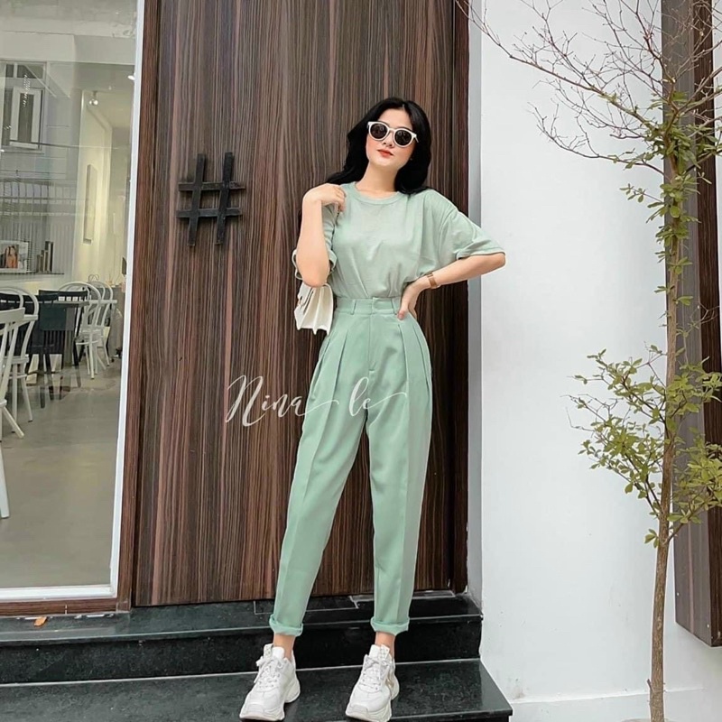 Sét Áo Thun Quần Baggy Bigsize 55kg Đến 100kg (L/XL/XXL)