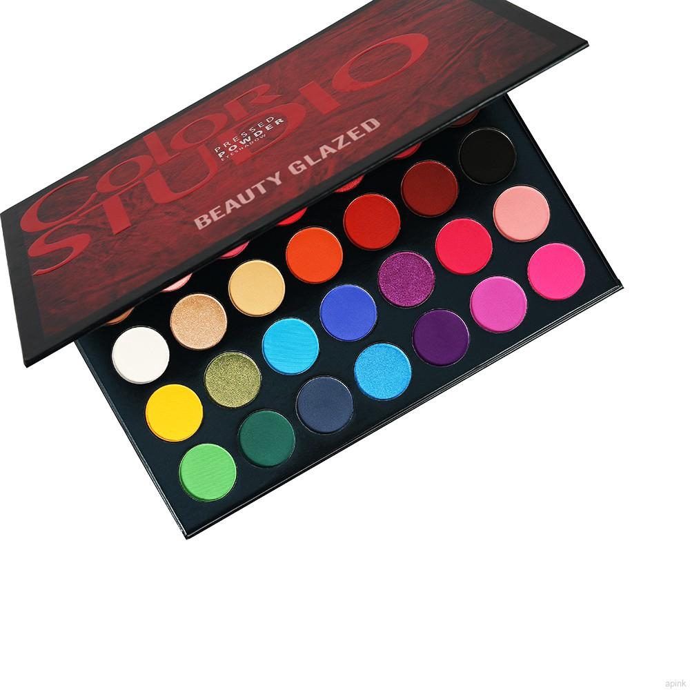 BEAUTY GLAZED New 35 Colors Matte Glitter Eyeshadow Palette