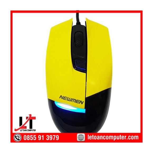 Chuột máy tính chuyên game NEWMEN G10 vàng