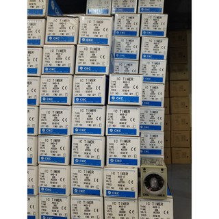 Rơ le thời gian CKC AH3-3 60M kèm đế