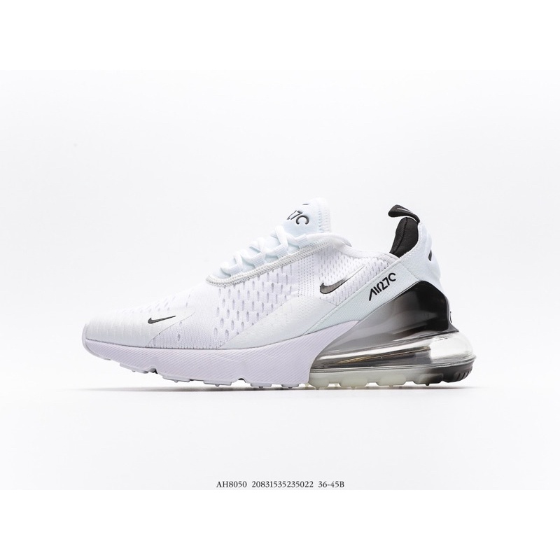 Giày Nike Air Max 270 AH8050 trắng đen