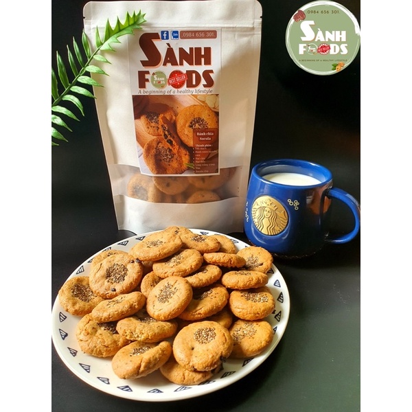Bánh Chia Socola, Bánh ngũ cốc ăn kiêng - giảm cân - Sành Foods