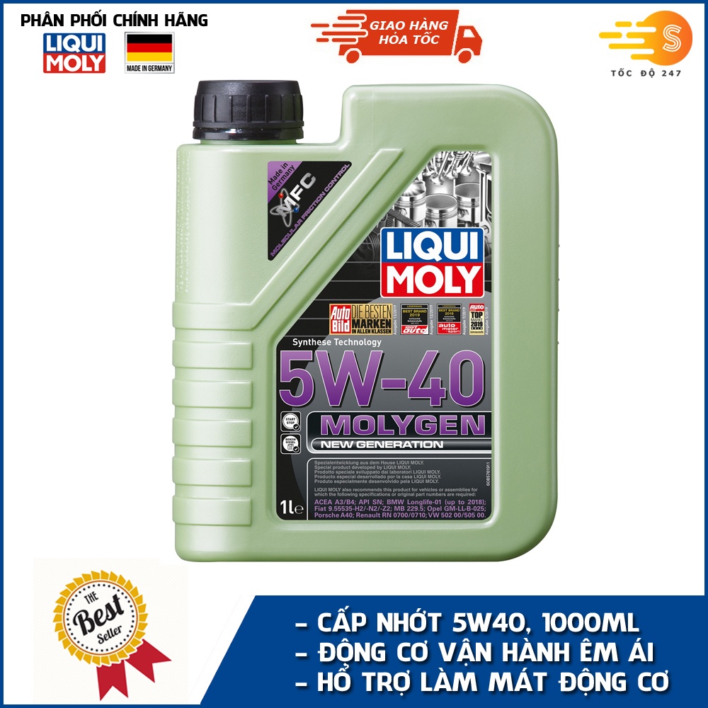 Dầu nhớt tổng hợp xe ga Molygen Liqui Moly 1L 5W40