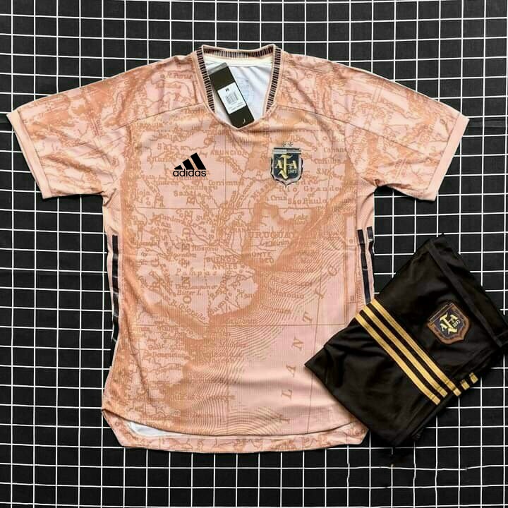 Áo bóng đá Đội Tuyển Argentina-MẪU Mới 2021-Chất Polyeste Thái Cao Cấp