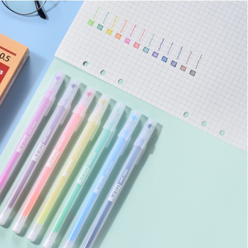 [Mã LIFE1003ALL giảm 10% đơn 50K] Bút mực gel Mira cute, bút viết calligraphy ngòi 0.5mm nhiều màu dễ thương