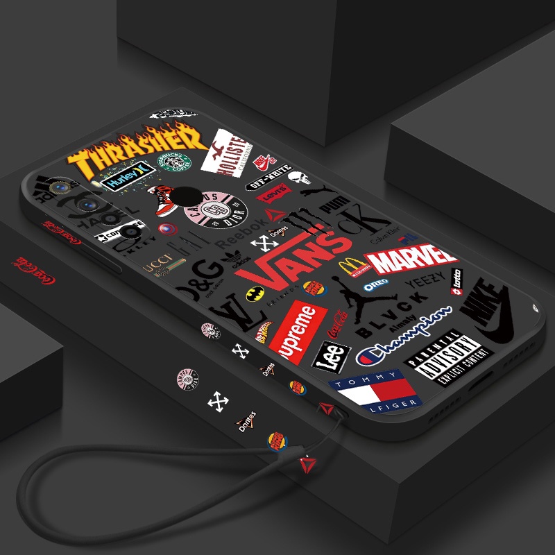 Ốp Điện Thoại Tpu Chống Sốc In Logo Thời Trang Cho Realme 5 5i 6i C3 6 9 Pro Plus 5G 9i 7 7Pro Realme C35 8