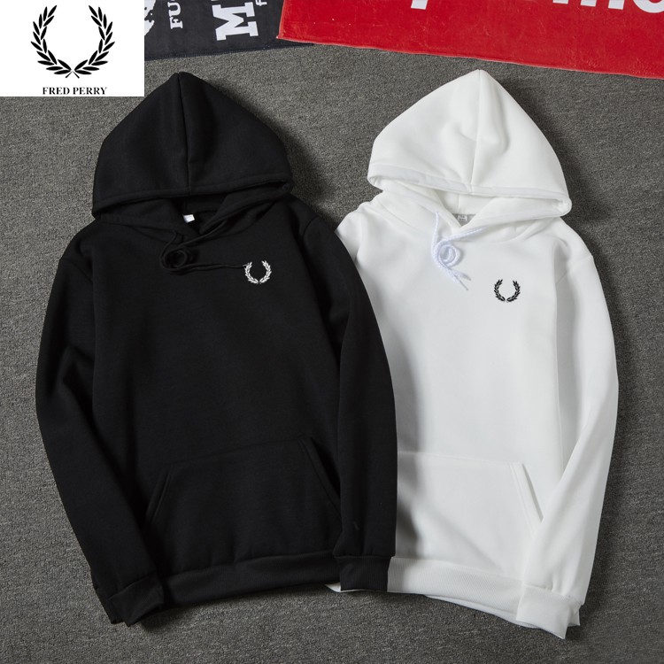 FRED PERRY VANS Áo Hoodies Có Nón Dài Tay Thời Trang Nam Nữ