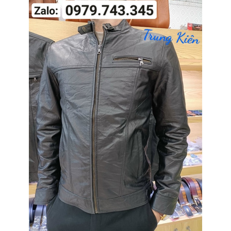 Áo Khoác Da Bò thật 100%, Bảo Hành trọn đời da thật, BH Vàng lên đến 2 năm, chống nổ chống bong chất liệu giữ ấm tốt.
