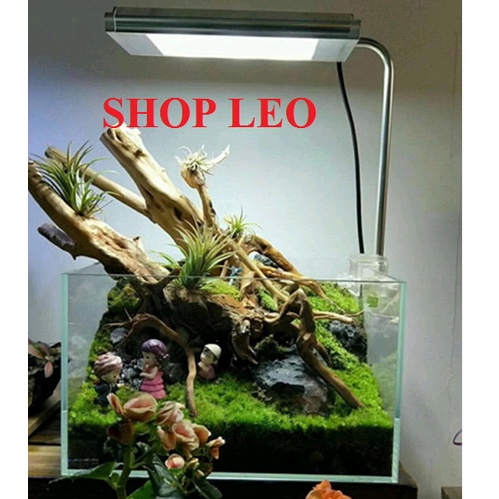 Đèn led XIMA 15W kẹp thành bể - chuyên cho bể thủy sinh - hồ bán cạn - phụ kiện cá cảnh - shopleo