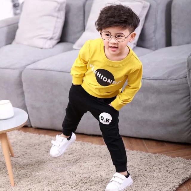 Combo 4 bộ thun thể thao cho bé trai