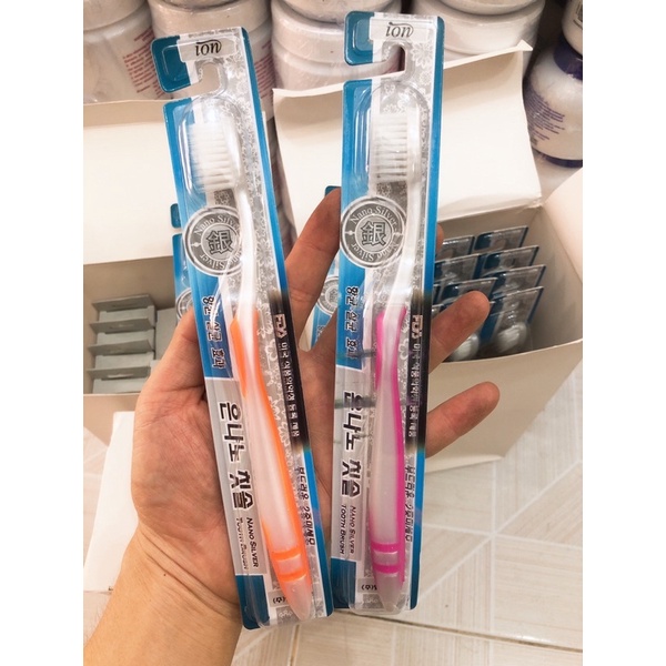 Bàn chải đánh răng ION NANO CHARCOAL nhập khẩu chính hãng Hàn Quốc