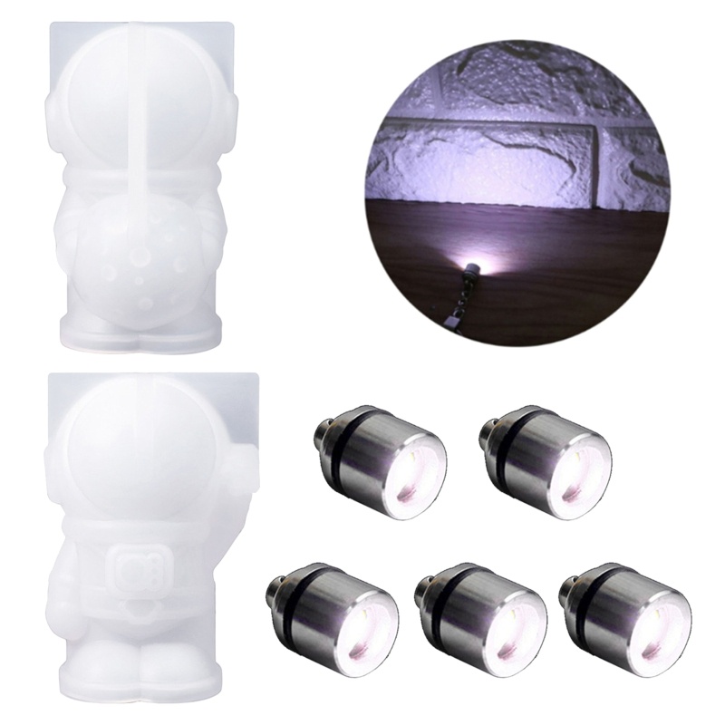 Sa Khuôn Silicone Làm Móc Khóa Hình Phi Hành Gia