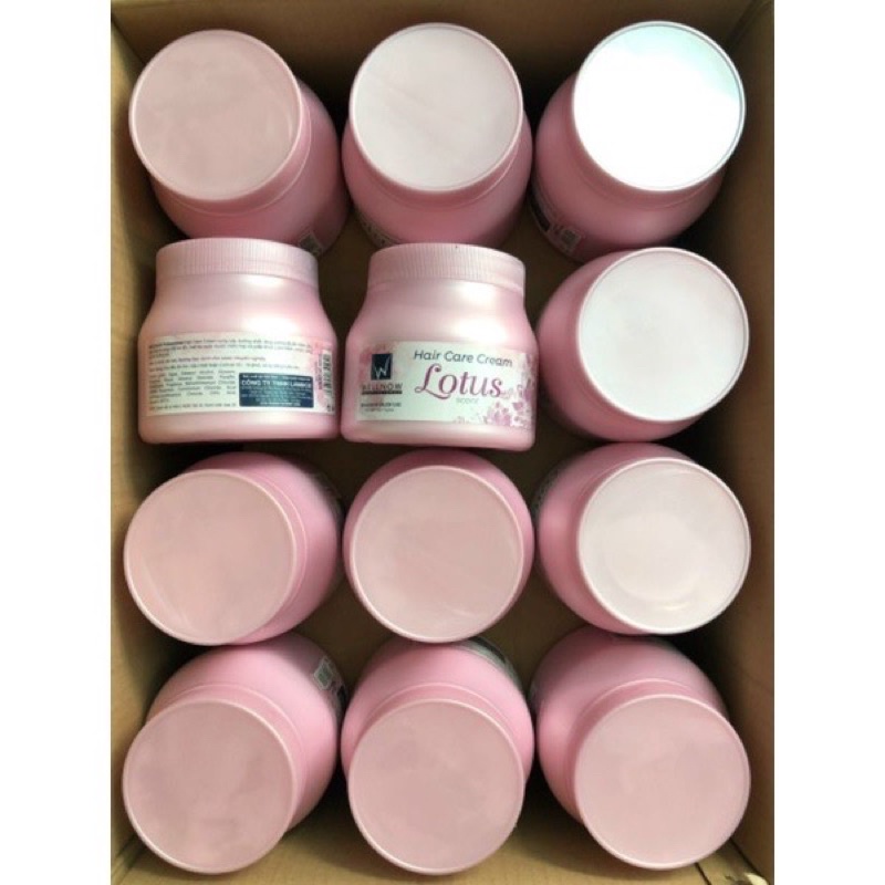 Kem ủ tóc hấp dầu cao cấp WELLNOW Hương Hoa Sen 1000ml phục hồi tóc hư tổn chẻ ngọn