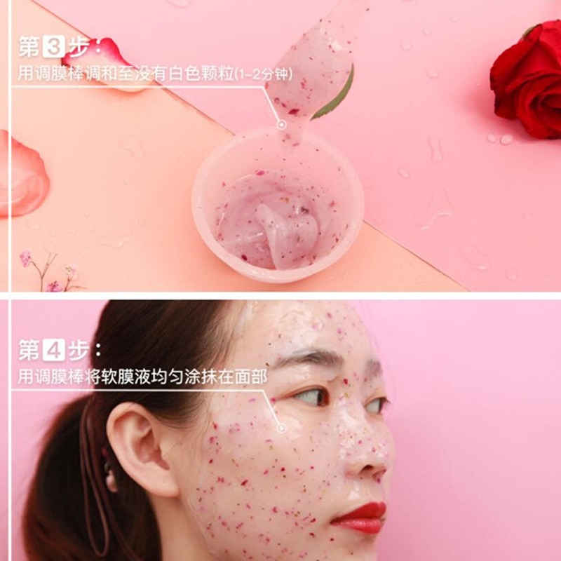 Mặt Nạ Collagen Hoa Hồng Hyaluronic Acid Chống Lão Hóa Và Nếp Nhăn