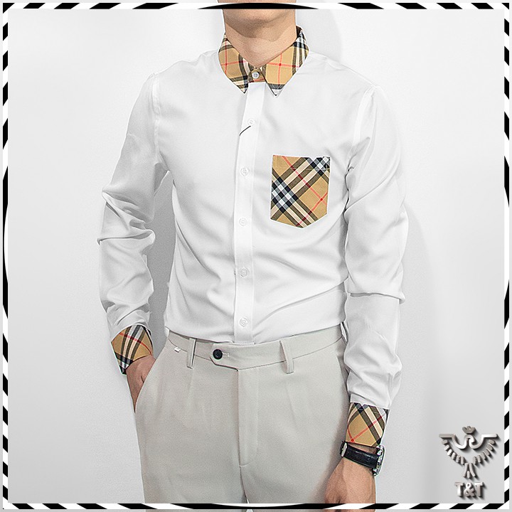 Áo Sơ Mi Họa Tiết Cao Cấp Form Chuẩn Chất Lụa Mát AS | BigBuy360 - bigbuy360.vn