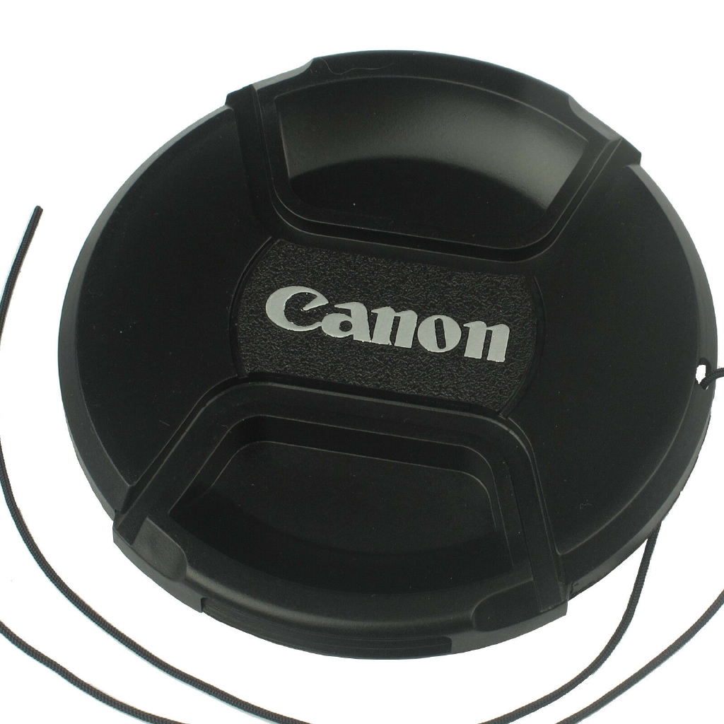 Nắp đậy ống kính máy ảnh chuyên dùng cho Canon DSLR 49 52 55 58 62 67 72 77 82mm