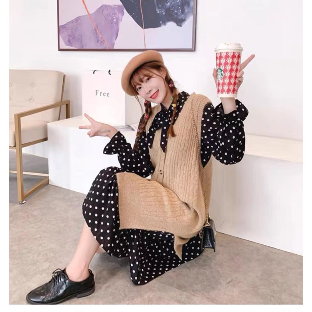 ❤️ MẪU MỚI - GIÁ SỈ ❤️ ĐẦM CHẤM BI ĐUÔI CÁ SIÊU XINH VÁY dạo phố voan công sở nữ tính SL