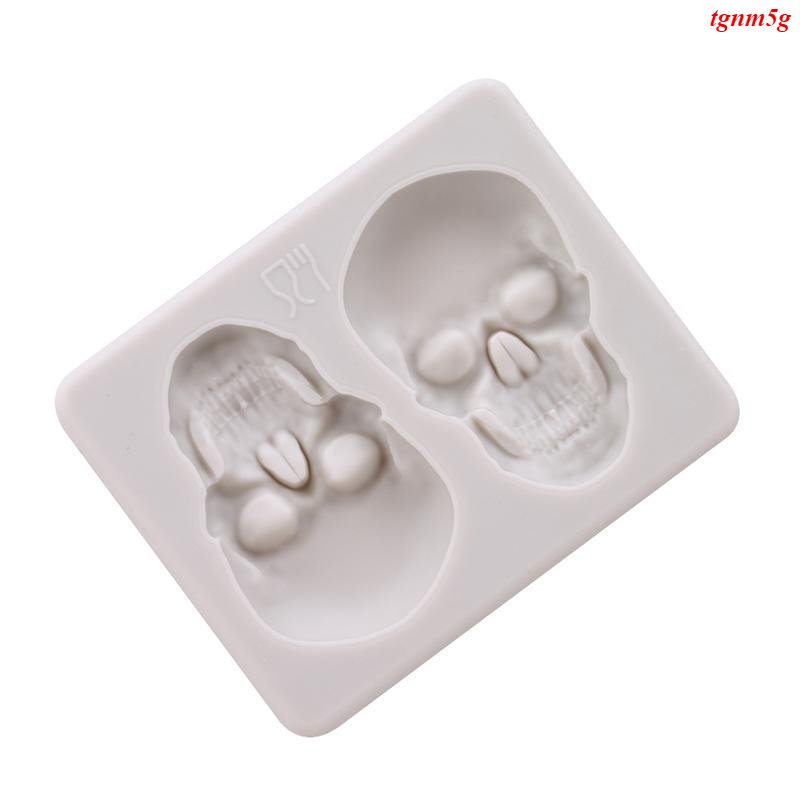 Khuôn Làm Bánh / Sô Cô La / Kẹo Đường Hình Đầu Lâu Bằng Silicone DIY